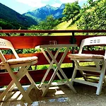 And Garden House Among The Mountains