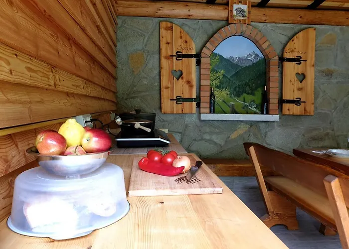 And Garden House Among The Mountains Podbrdo