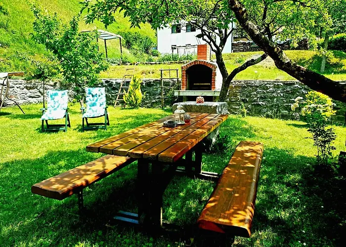 And Garden House Among The Mountains Podbrdo